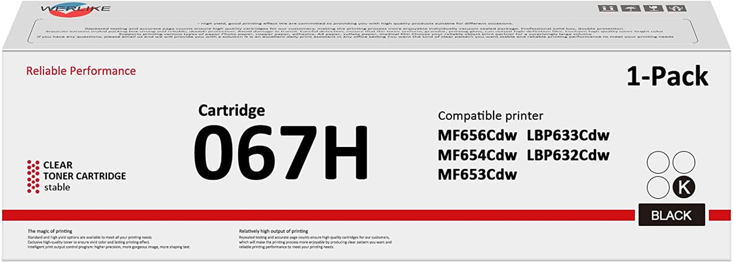 Compatible Canon 067H High Yield Black Toner - 5106C001