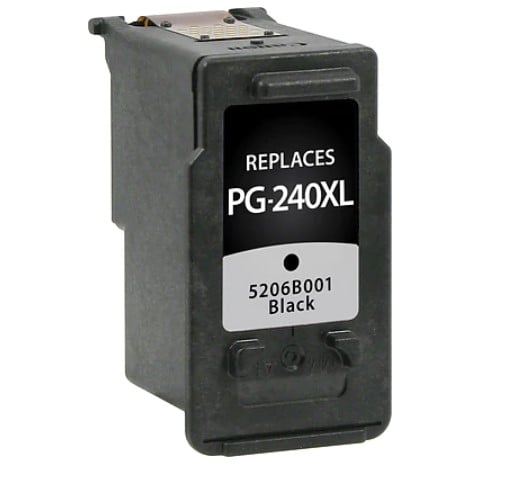 Remanufactured Canon PG-240XL Ink Cartridge Black High-Yield (5206B001)