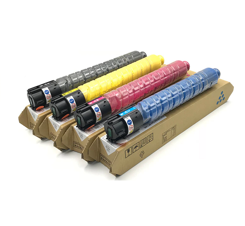 Compatible 841295, 841296, 841297, 841298 (Black, Cyan, Magenta, Yellow, 4-Pack) Laser Toner Cartridge for Ricoh