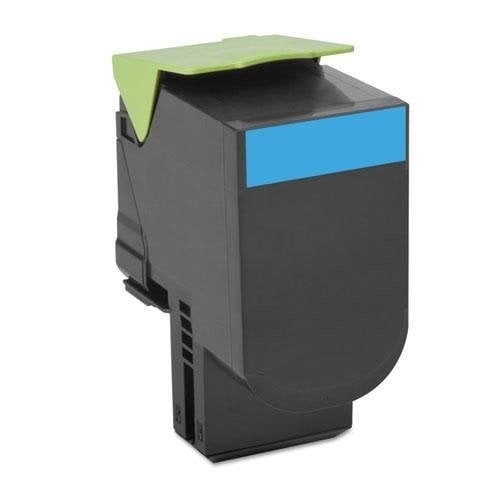 Compatible Lexmark 74C1HC0 High Yield Cyan Laser Toner Cartridge (12K Page Yield)