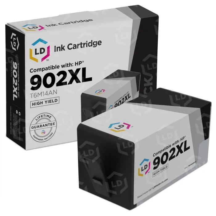 Compatible Replacement High Yield Black Ink Cartridge for T6M14AN / HP 902XL