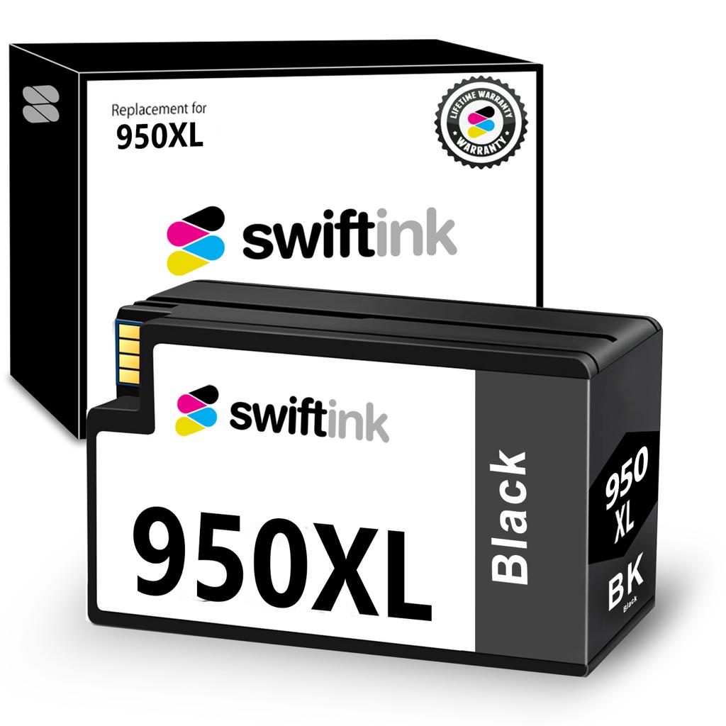 Remanufactured High Yield Black Pigment-Based Ink Cartridge for CN045AN / HP 950XL