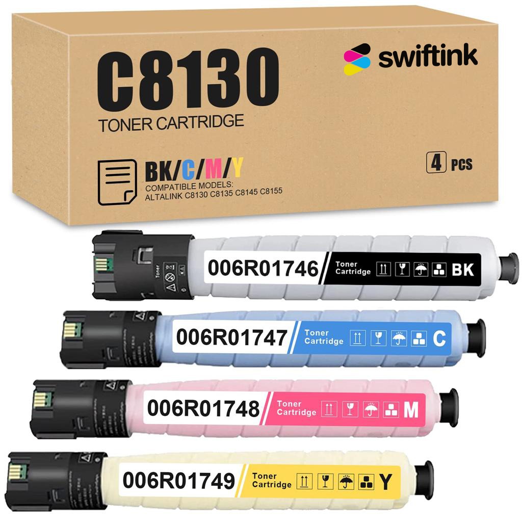 Compatible Xerox AltaLink C8130 / C8135 / C8145 / C8155 / C8170 (Black, Cyan, Magenta, Yellow) Laser Toner Cartridge Set of 4