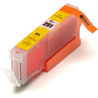 Compatible Canon 6451B001 (CLI-251XL) High Yield Yellow Ink Cartridge