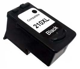 Remanufactured Canon PG-210XL High Yield Black Ink Cartridge