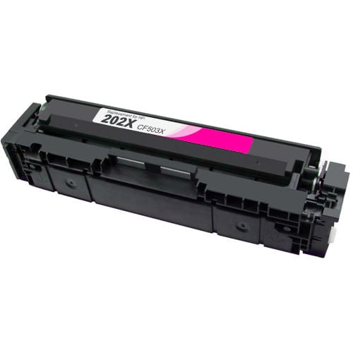 Compatible HP 202X Magenta CF503X Toner Cartridge (High Yield 2,500 Pages)
