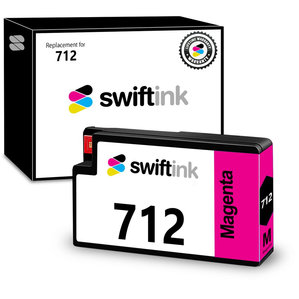 Remanufactured HP 712 29ml Magenta DesignJet Ink Cartridge, 3ED68A