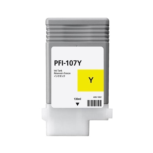 Compatible Canon 6708B001 (PFI-107Y) Yellow Ink Cartridge