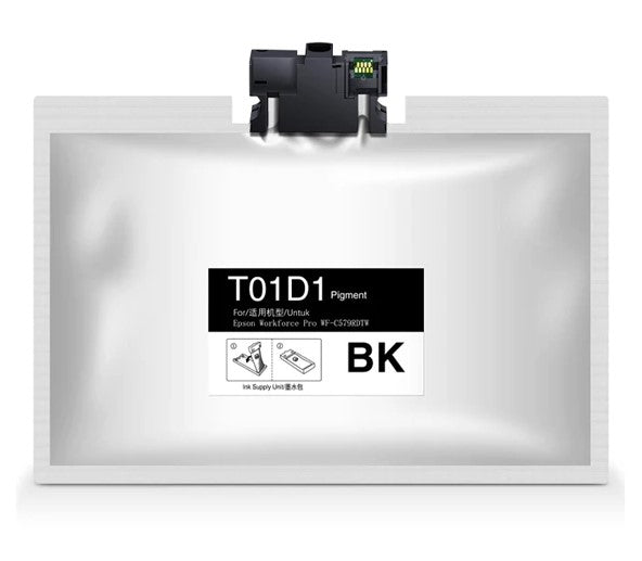 Compatible Epson T01D1 (T01D100) Black High-Yield Ink Pack - 50,000 Page-Yield