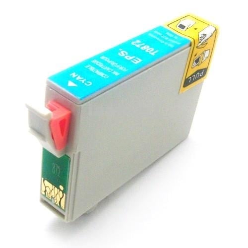 Remanufactured Replacement for Epson T087220 Cyan Ink Cartridge for the Stylus Photo R1900
