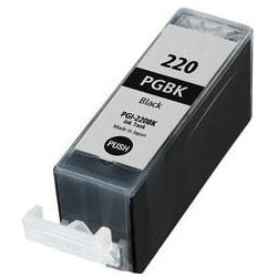 Compatible canon pgi-220 pigment black ink cartridge w/ chip