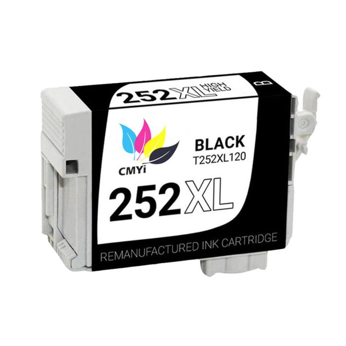 Remanufactured Epson 252XL High Yield Black Ink Cartridge – T252XL120
