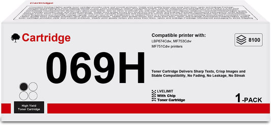 Compatible Canon 069 H High Yield Black Toner 5098C001 (7,600 Page Yield)