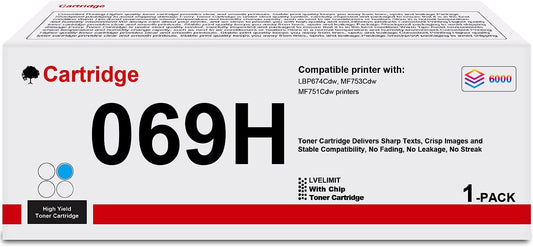 Compatible Canon 069 H High Yield Cyan Toner 5097C001 (5,500 Page Yield)