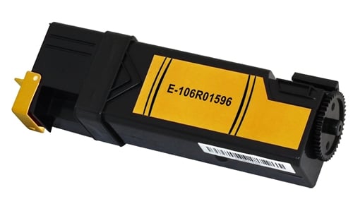 Compatible 106R01596 High-Yield Yellow Laser Toner Cartridge for the Phaser 6500, WorkCentre 6505 Printers