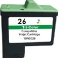 Compatible Lexmark #26 (10N0026) High Yield Color Ink Cartridge