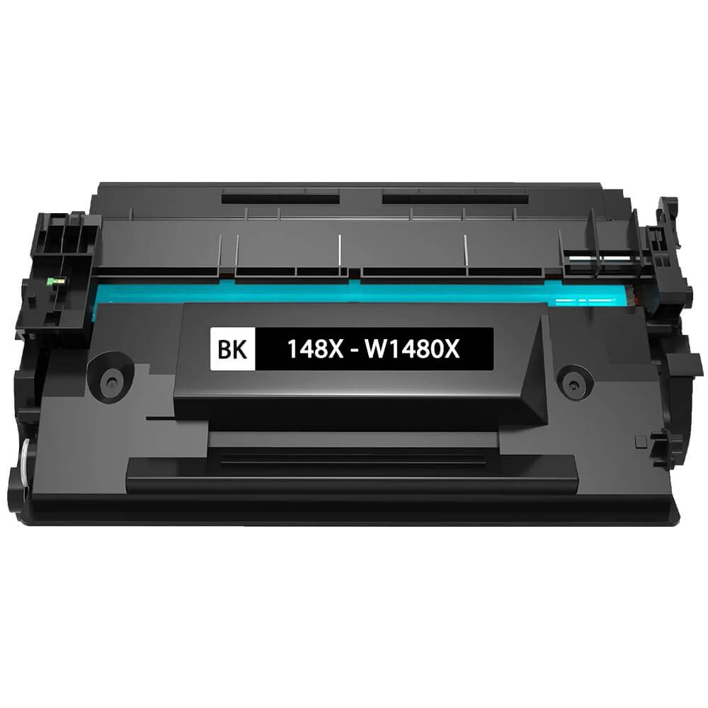 Compatible HP W1480X (HP 148X) Black High Yield Toner Cartridge (9,500 Page Yield)