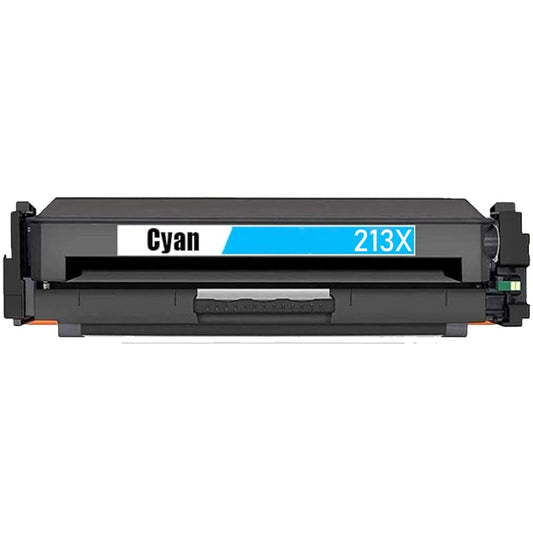 Compatible HP W2131X (HP 213X) High Yield Cyan Toner Cartridge (6000 Page Yield)