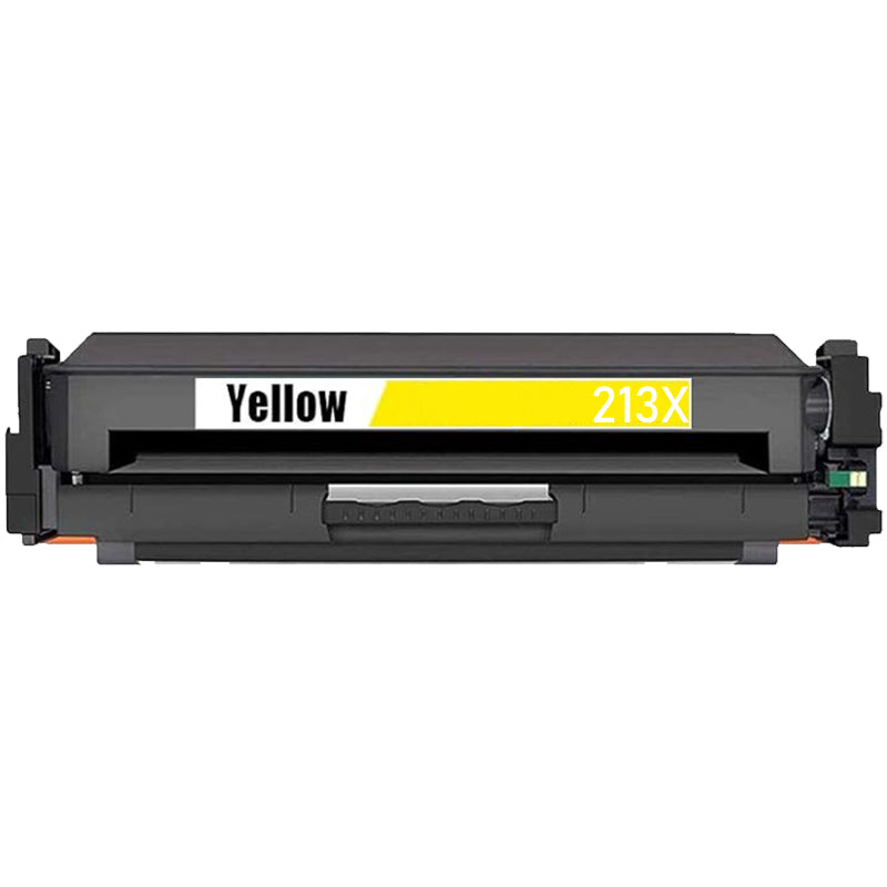 Compatible HP W2132X (HP 213X) High Yield Yellow Toner Cartridge (6000 Page Yield)