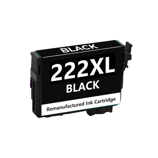 Remanufactured Epson 222XL High Yield Black Ink Cartridge - T222XL120
