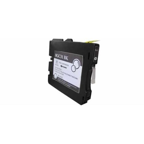 Compatible Ricoh 405701 (GC31BK HY) High-Yield Black Ink Cartridge W/ Chip for Aficio GX e5550N