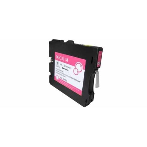 Compatible Ricoh 405703 (GC31M HY) High-Yield Magenta Ink Cartridge W/ Chip for Aficio GX e5550N