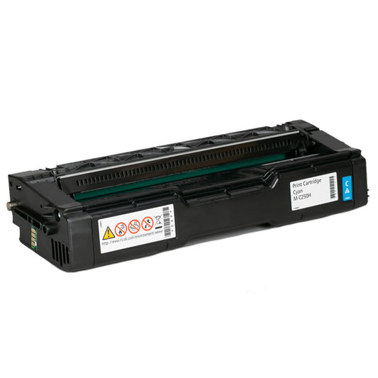 Compatible Ricoh 408337 High Yield Cyan Toner Cartridge