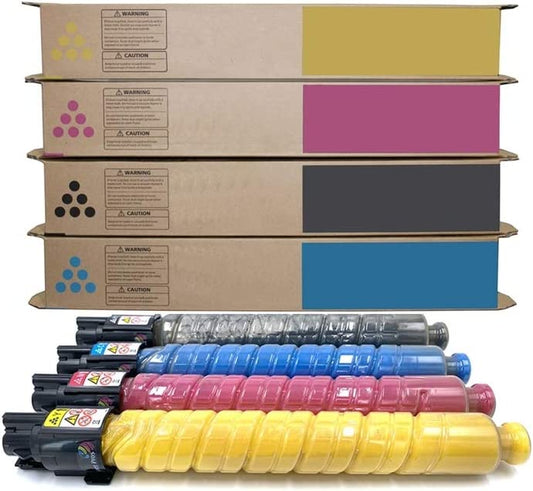 Compatible Toner Cartridge Replacement for Ricoh IM C300 C400 842378 842379 842380 842381 IMC300F IMC400F IMC400SF (4-Pack Black, Cyan, Magenta, Yellow)