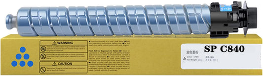 Compatible Ricoh SP C840A (821258) Toner Cartridge, Cyan 34K Yield