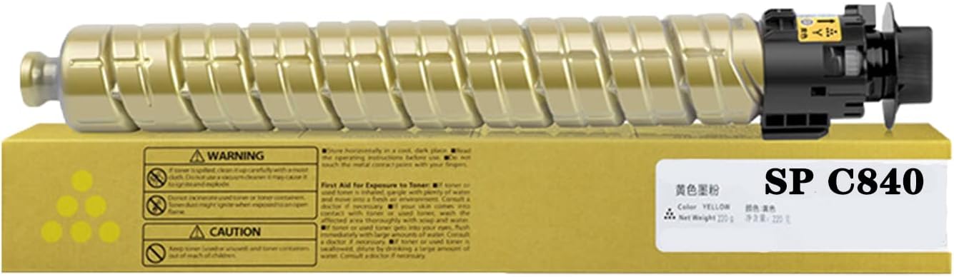 Compatible Ricoh SP C840A (821256) Toner Cartridge, Yellow 34K Yield