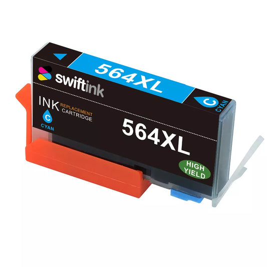 Compatible HP 564XL Cyan High Yield Cyan Ink Cartridge CB323WN