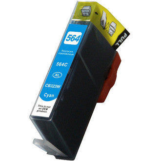 Compatible HP 564XL Cyan High Yield Cyan Ink Cartridge CB323WN