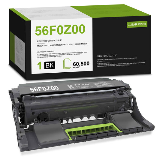 Compatible Lexmark 56F0Z00 (56F0ZA0) Black Drum Unit