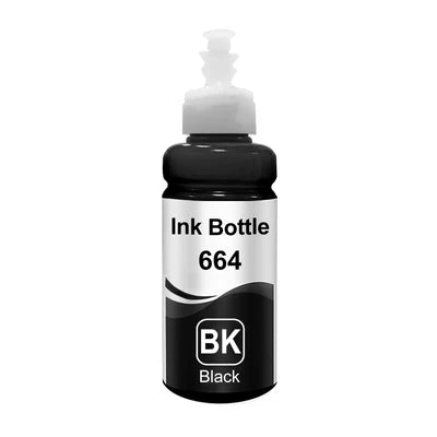 Compatible Epson 664 (T664120) Black Ultra HY Ink Bottle