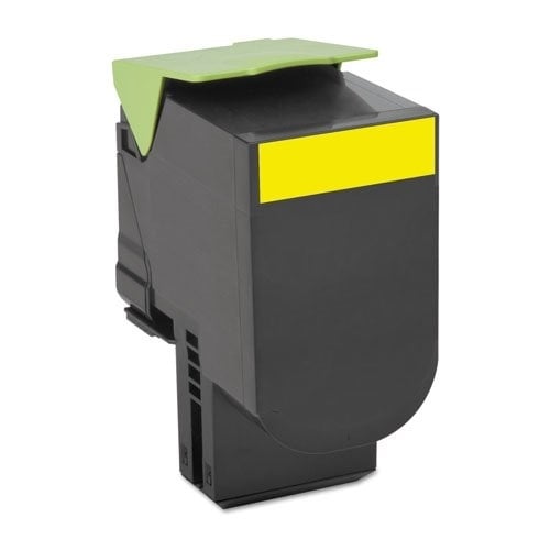 Compatible Lexmark 74C1HY0 High Yield Yellow Laser Toner Cartridge (12K Page Yield)