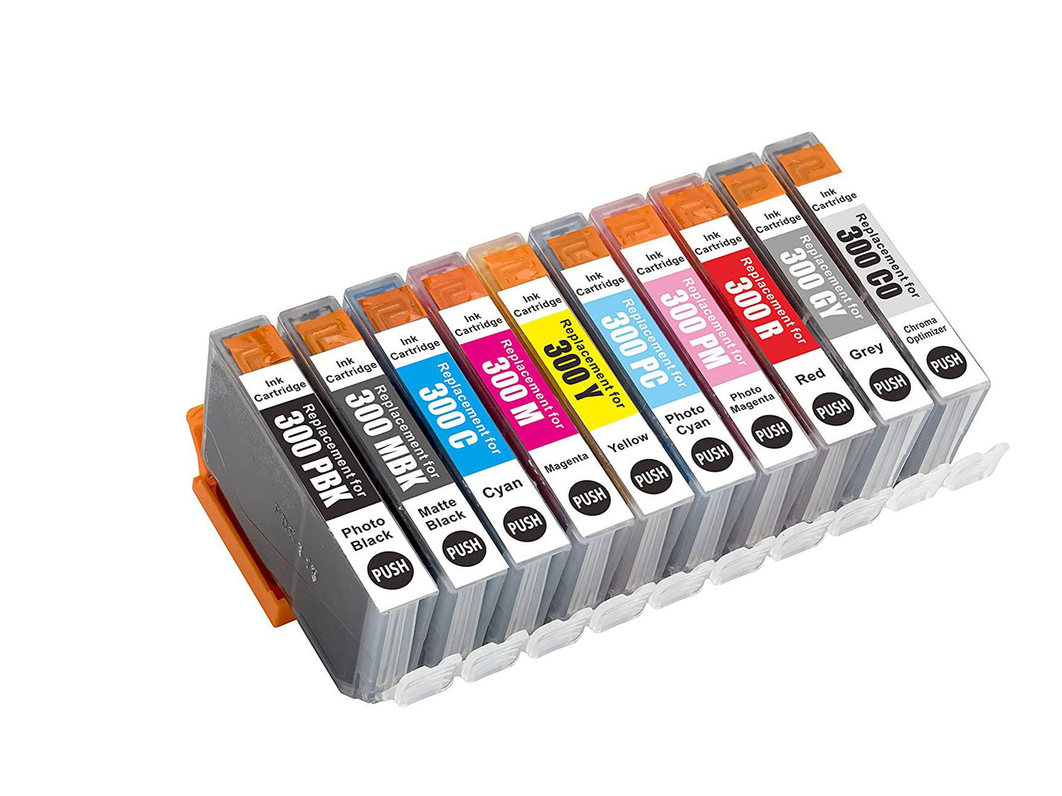 Compatible Canon PFI-300 10 Ink Cartridge Set for the imagePROGRAF PRO-300