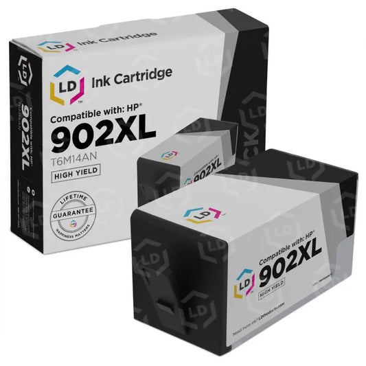 Compatible Replacement High Yield Black Ink Cartridge for T6M14AN / HP 902XL