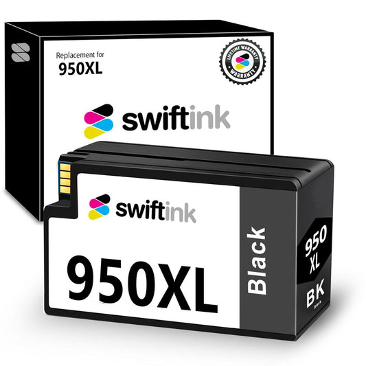 Remanufactured High Yield Black Pigment-Based Ink Cartridge for CN045AN / HP 950XL