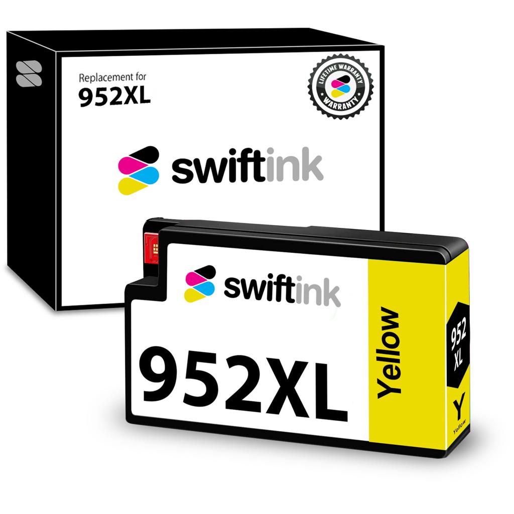 Compatible Replacement High Yield Yellow Ink Cartridge for L0S67AN / HP 952XL