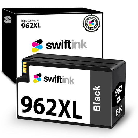 Compatible Replacement High Yield Black Ink Cartridge for 3JA03AN / HP 962XL
