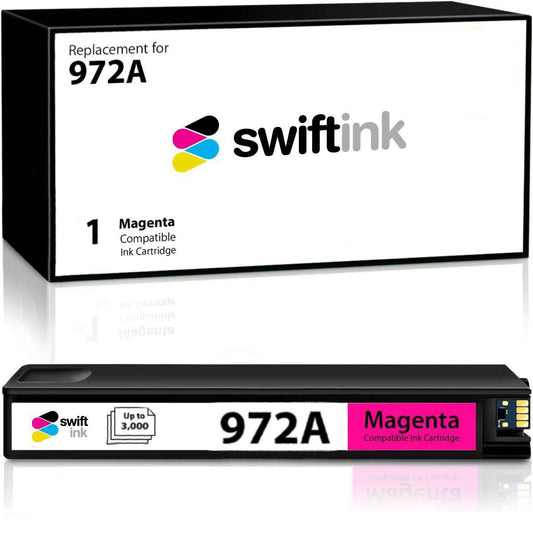 Compatible Magenta Ink Cartridge for L0R89AN / HP 972A