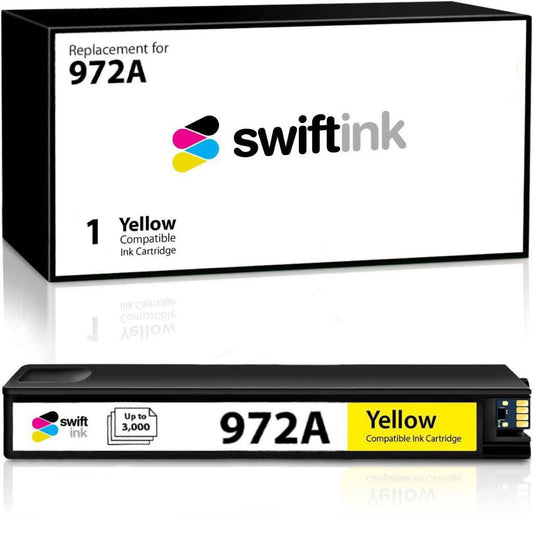 Compatible Yellow Ink Cartridge for L0R92AN / HP 972A