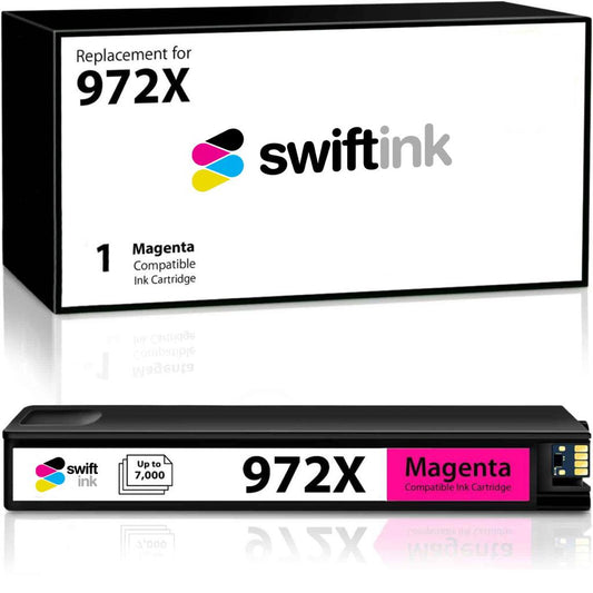 Compatible Replacement High Yield Magenta Ink Cartridge for L0S01AN / HP 972X