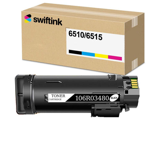 Compatible Xerox Phaser 6510, WorkCentre 6515 Black High Yield Toner (106R03480)