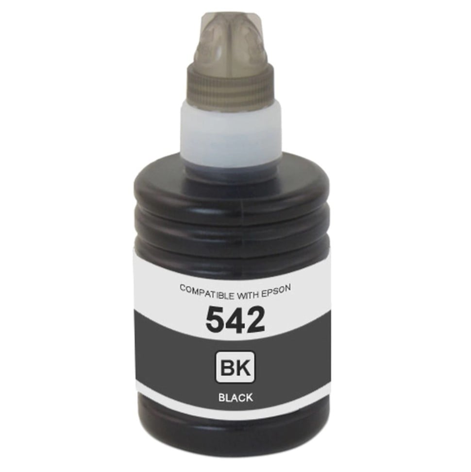Compatible Epson 542 (T542120) Black Ink Bottle (140 mL)