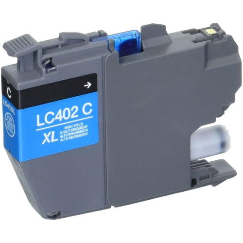 Compatible Brother LC402XLC Cyan High Yield Ink Cartridge