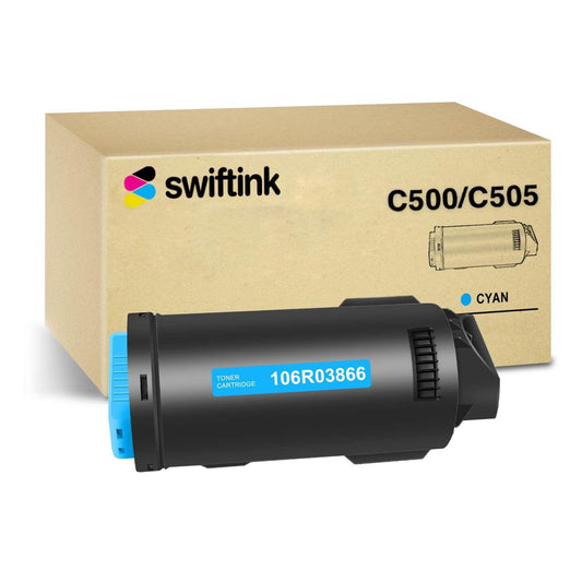 Compatible Xerox VersaLink C500, C505 Cyan Extra High-Yield Toner Cartridge (106R03866)