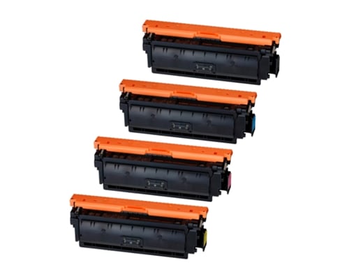 Compatible Canon 040 (Black, Cyan, Magenta, Yellow) Set of 4 Toners