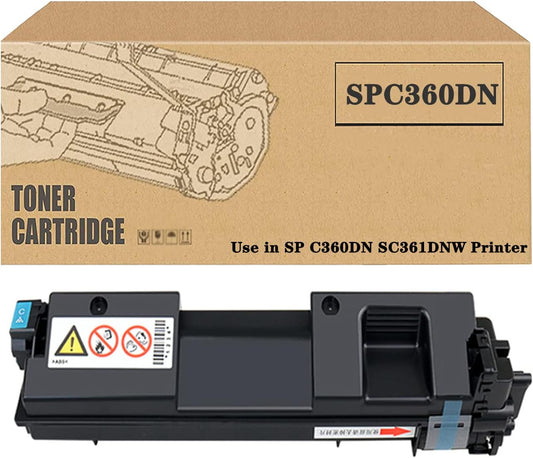 Compatible 408177 High Yield Cyan Laser Toner Cartridge for Ricoh