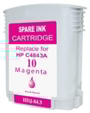 Remanufactured Hewlett Packard (HP) C4843A (HP 10 Magenta) Ink Cartridge